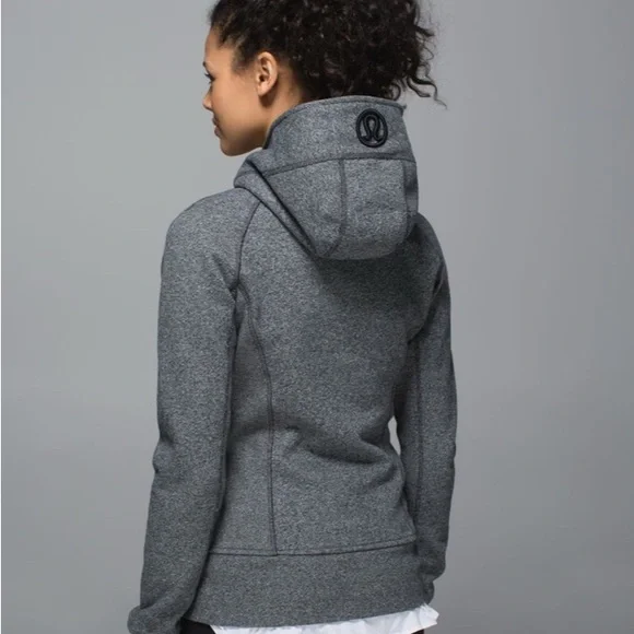 Lululemon Scuba Hoodie II Heathered Speckled Black - Picture 2 of 10